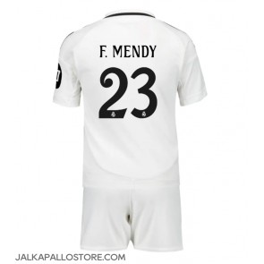 Real Madrid Ferland Mendy #23 Kotipaita Lapsille 2024-25 Lyhythihainen (+ shortsit)